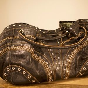 Cole Haan Shoulder Bag with Grommet Detail